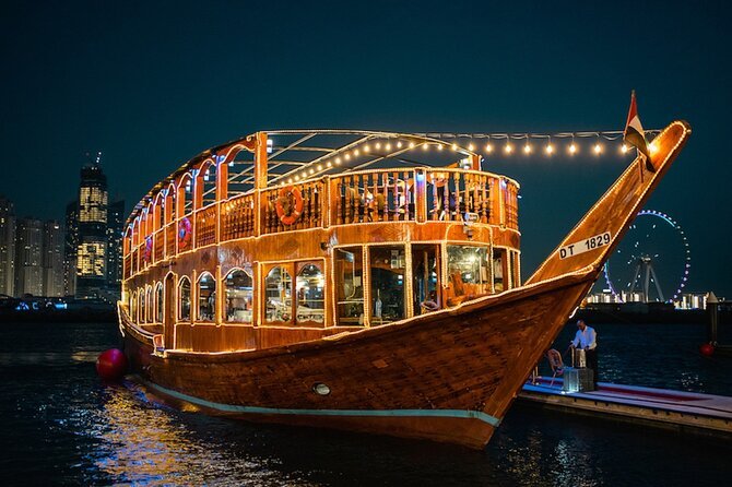 Dubai Marina Dhow Dinner Cruise – 2 Hours